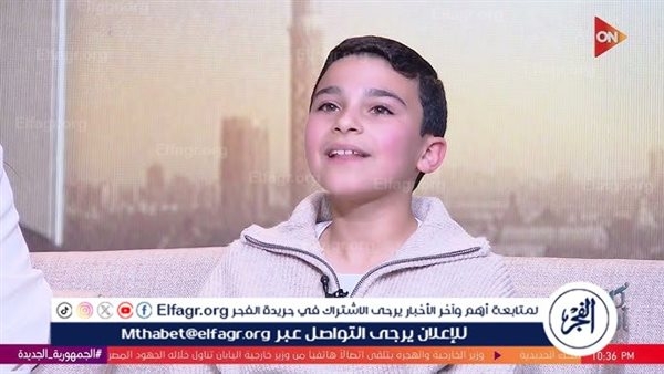 الطفل علي البيلي: رفضت دور يوسف في لام شمسية وكريم الشناوي أقنعني بالقبول
