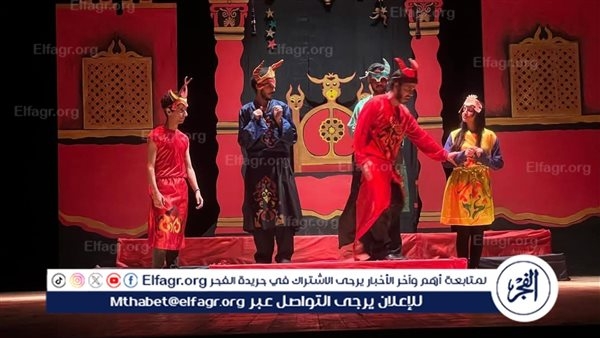 قصور الثقافة تختتم العرض المسرحي "ليلة من ألف ليلة وليلة" بالقليوبية