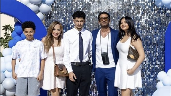 بهذه الكلمات.. عمرو سعد يحتفل بتخرج نجله