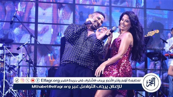 أحمد سعد وروبي يقدمان أغنية "تاني" على مسرح مهرجان مراسي لأول مرة