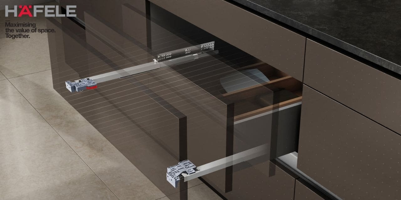 Häfele Launches Matrix Soft-Close Drawer Runners