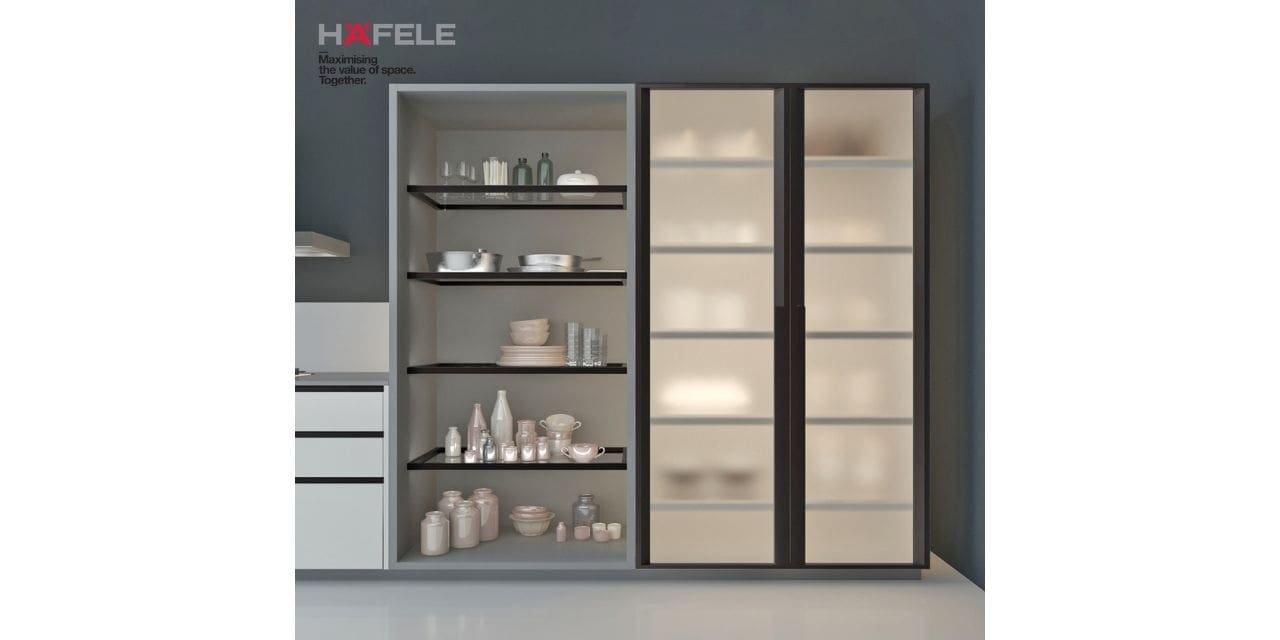 Hafele Launches Sleek Rail Door Profiles for Modern Kitchens
