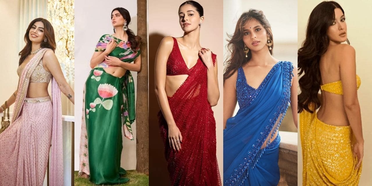 Gen Z Stars Give the Saree a Bold Spin This Fashion Day