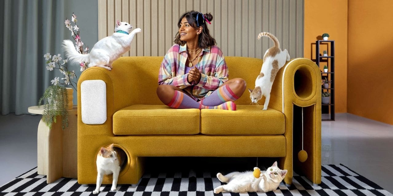 Sleepyhead's Purr-fect Couch for Cats and Pet Parents