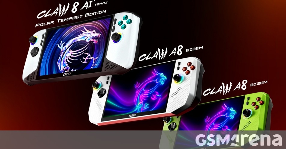 MSI announces new Claw models with Intel and AMD chips