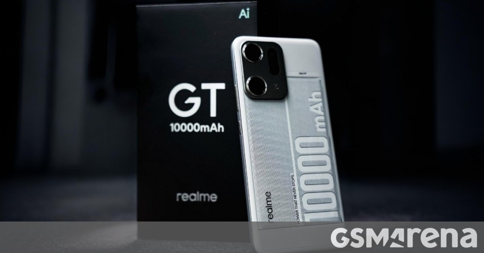 Realme shows off prototype phone with 10,000mAh battery