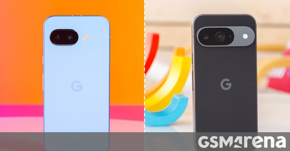 Google Pixel 9a vs. Pixel 9