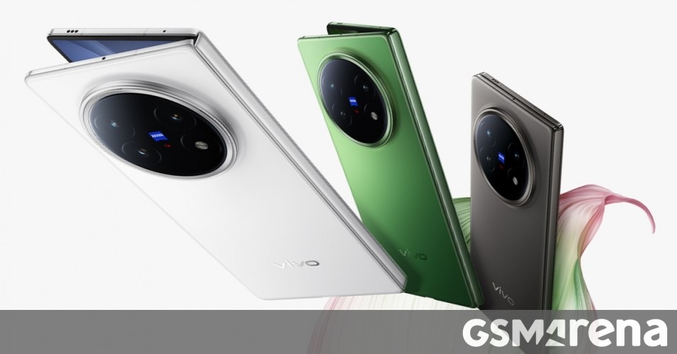 vivo X Fold5 has the biggest battery (6,000mAh) and best protection (IP69+) of any foldable