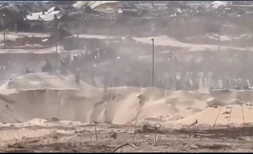 الإعلامي الحكومي يفنَّد مزاعم  المؤسسة الأمريكية حول اقتحام مركز التوزيع برفح
