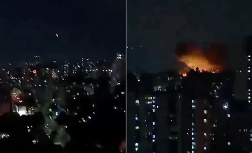 بالفيديو موجة ثانية من الصَّواريخ الإيرانيَّة... حرائق وإصابات مباشرة بحيفا و "تلِّ أبيب"