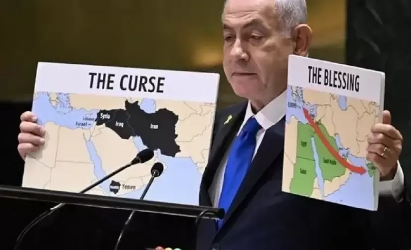 نافعةً لـ "فلسطين": (إسرائيل الكبرى) ليست وهمًا ونتنياهو يعمل بخطَّة توراتيَّة لابتلاع المنطقة
