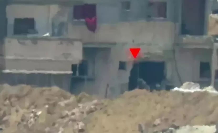 سرايا القدس تبث مشاهد لإصابة مقر قيادة إسرائيلي بصاروخ موجه
