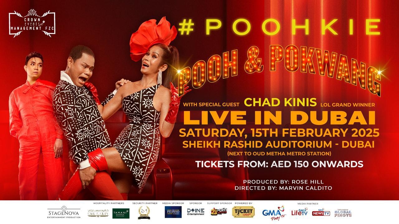 ‘POOHKIE' to showcase Filipino talent and humor live in Dubai