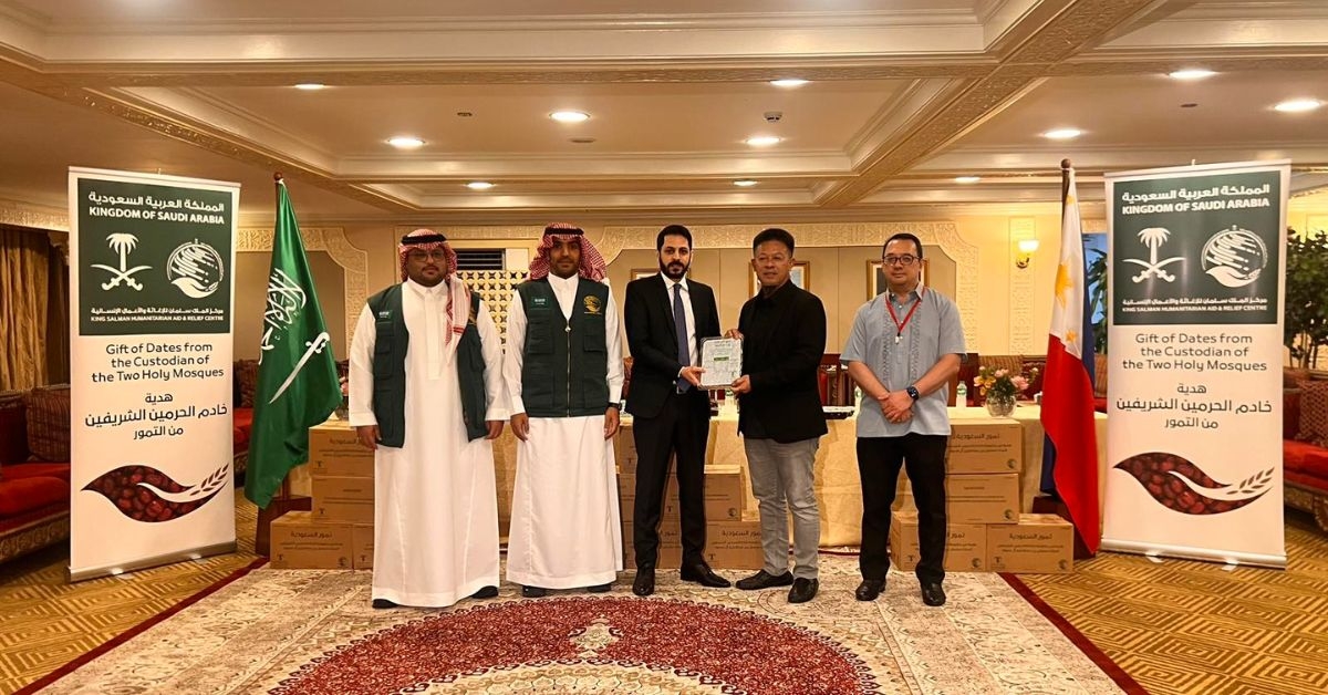 Saudi Arabia gifts 25 tons of dates to the Philippines to strengthen bilateral ties