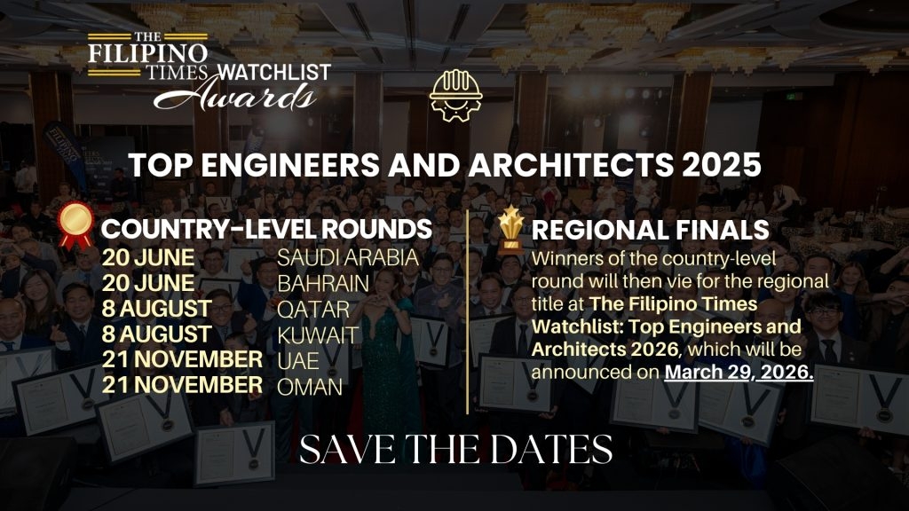 The Filipino Times expands its prestigious Watchlist Awards to country levels before advancing to regional rounds