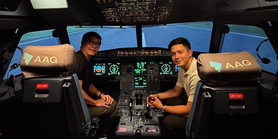 Alden Richards pursues flight training at aviation school in Pampanga
