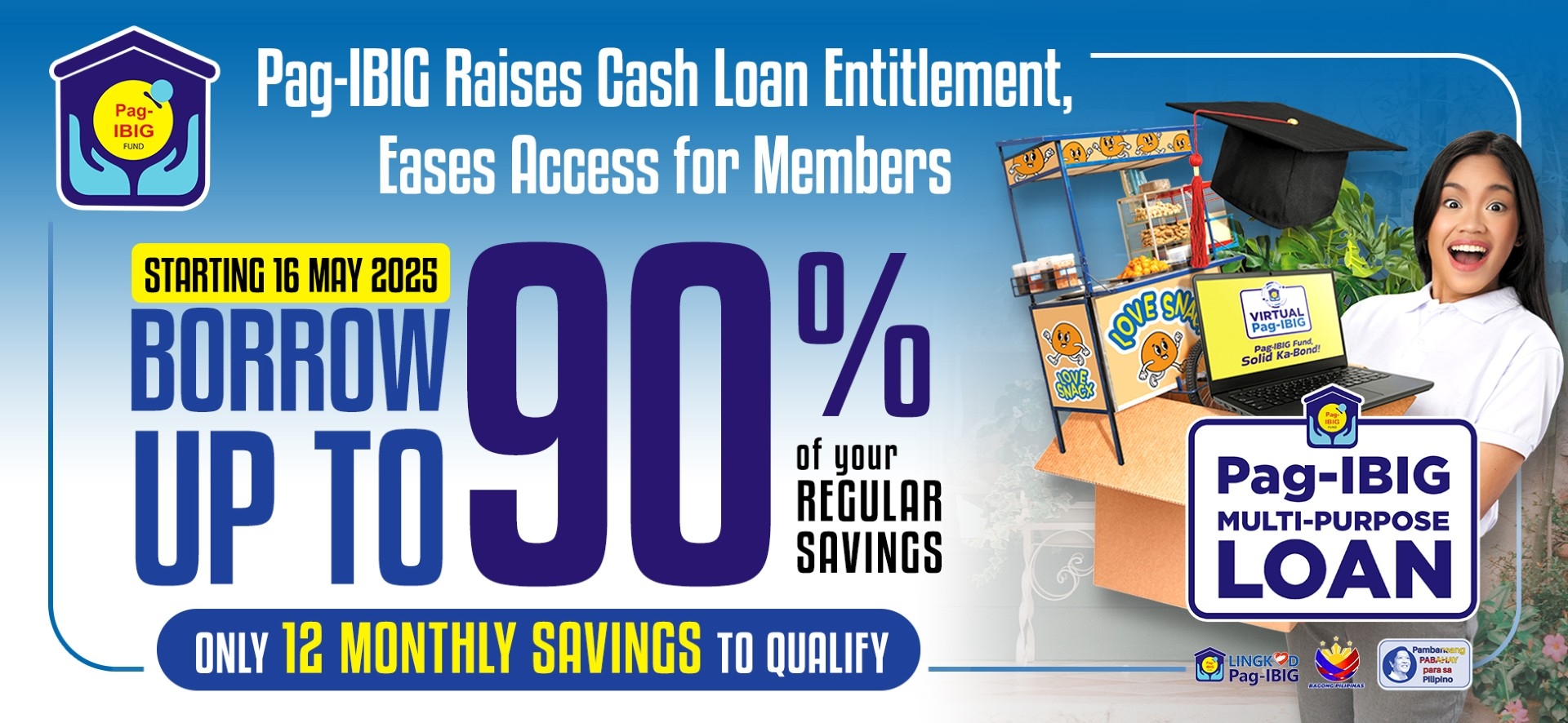 Pag-IBIG raises cash loan entitlement, eases access for members