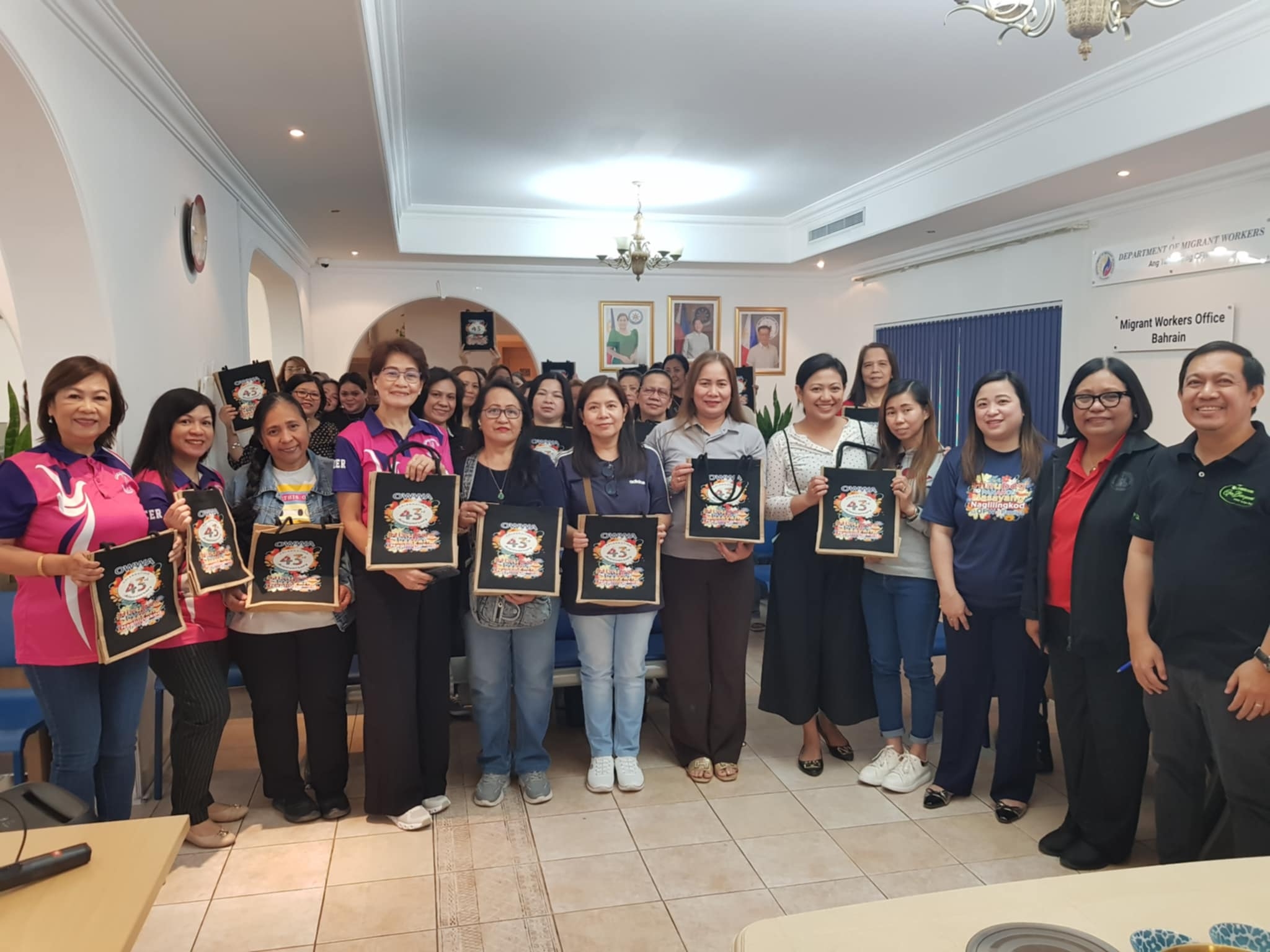 Skills training in baking: OFWs join embassy workshop in celebration of OWWA anniversary