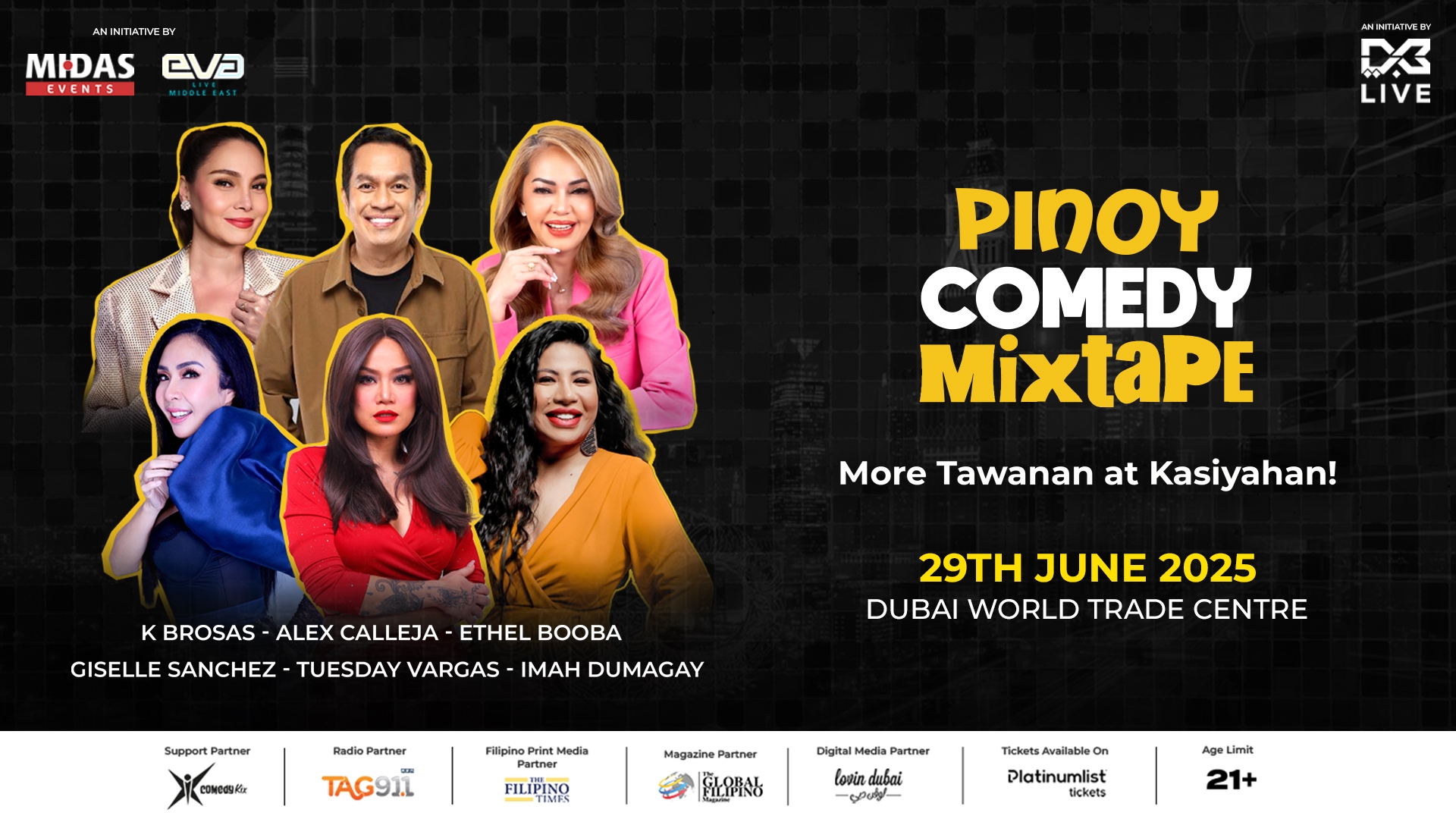 Pinoy Comedy Mixtape set to bring non-stop laughter to Dubai