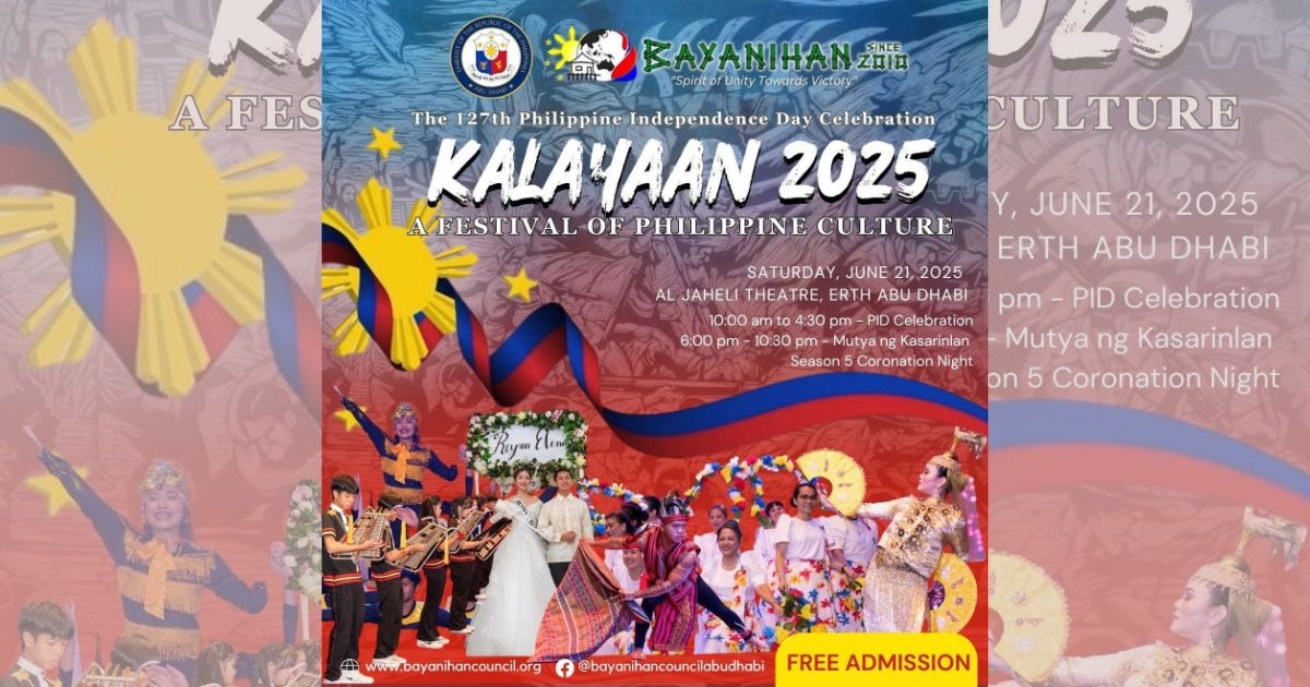 Araw ng Kasarinlan 2025: What you shouldn't miss at the Philippine Independence Day celebration in Abu Dhabi