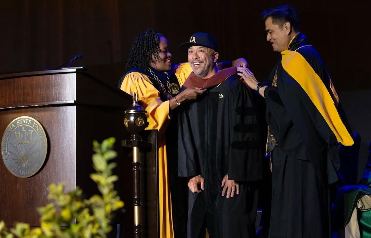 Jo Koy receives honorary doctorate from Cal State LA ahead of Etihad Arena show
