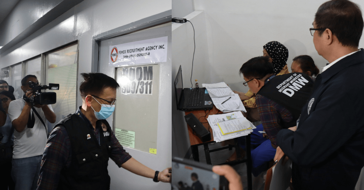 DMW arrests suspected illegal recruiter, suspends two agencies in surprise inspection