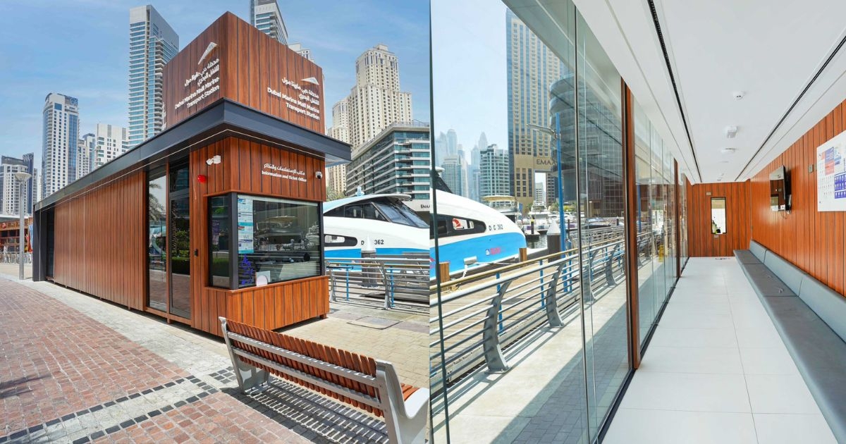 Dubai Marina marine stations get air-conditioned waiting areas