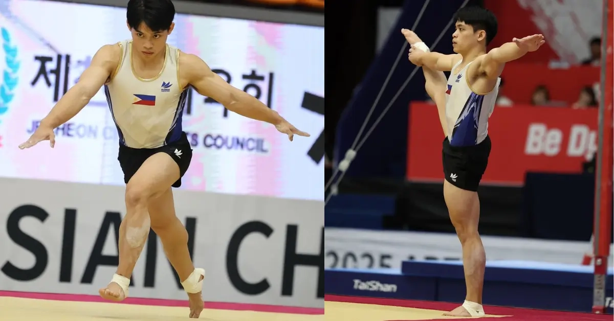 Carlos Yulo bags gold, 3 bronze medals at Asian Gymnastics 2025