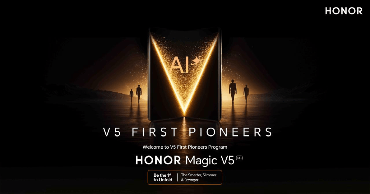 Be among the first to experience the HONOR Magic V5 and join the V5 First Pioneers Program