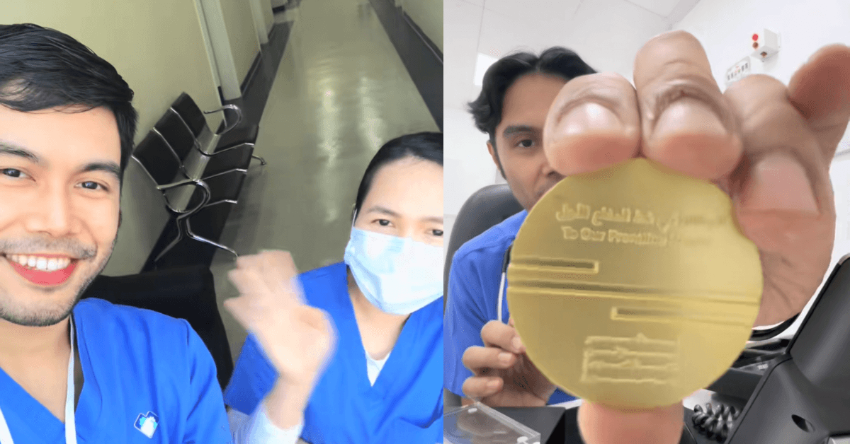Filipino nurse receives gift from UAE President for service during COVID-19