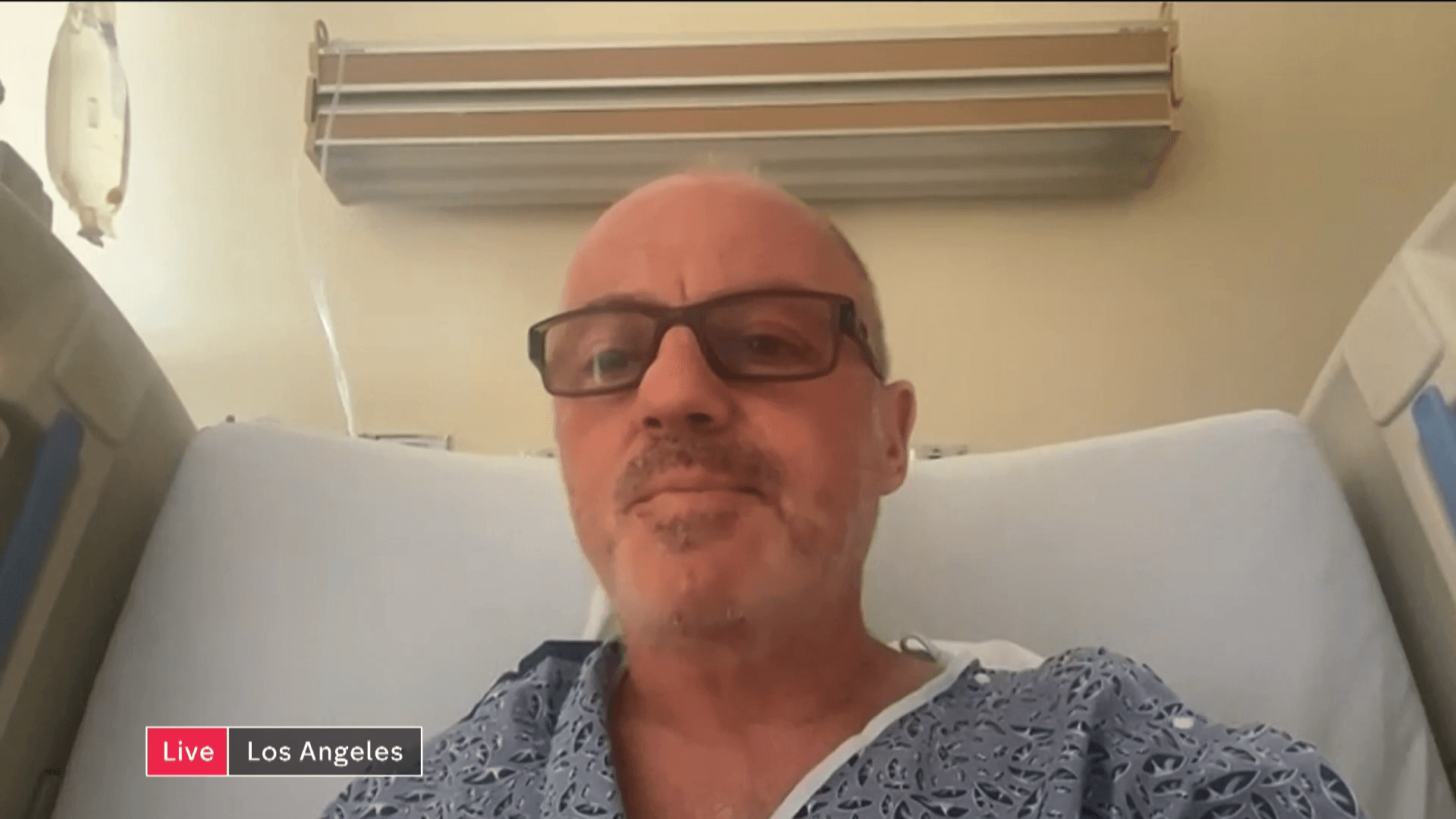 ‘I've been hit' – photographer on being shot covering LA unrest