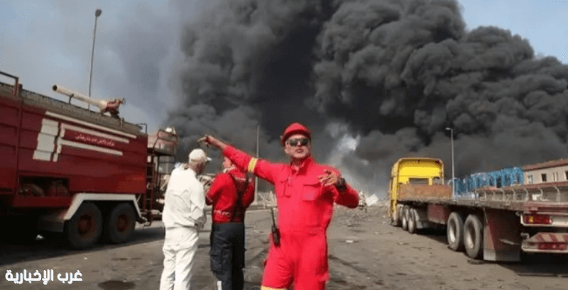 صحيفة أمريكية تكشف سبب انفجار ميناء رجائي في مدينة بندر عباس بإيران
