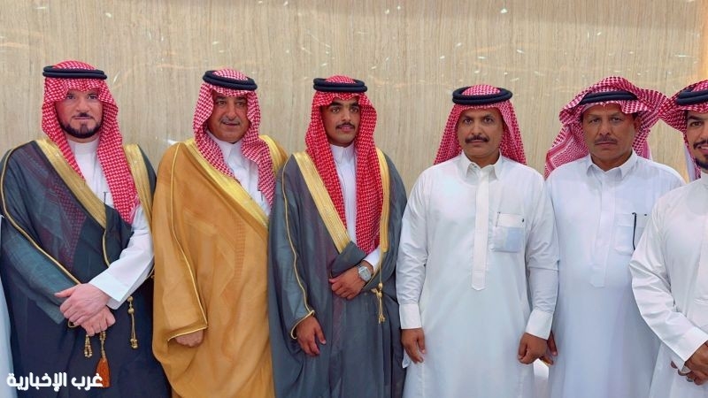 بحضور الشيخ فوزي بن دعيجاء الحروب يحتفل بزواج إبنه الشاب عبدالعزيز