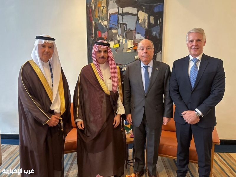 سمو وزير الخارجية يعقد مباحثات ثنائية مع نظيره البرازيلي على هامش قمة بريكس 2025
