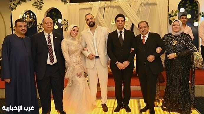 السفير الشربيني يهنئ الدكتور محمد عبد الفتاح مصطفى رئيس الاتحاد العربي للتعليم والبحث العلمي بمناسبة خطوبة نجله