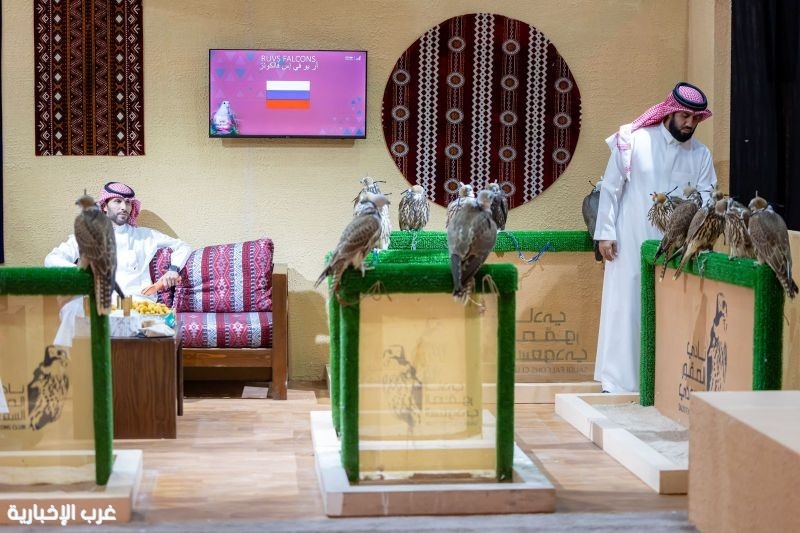 مزرعة 'آر يو في إس' الروسية تسجل مشاركتها الأولى في المزاد الدولي لمزارع إنتاج الصقور 2025