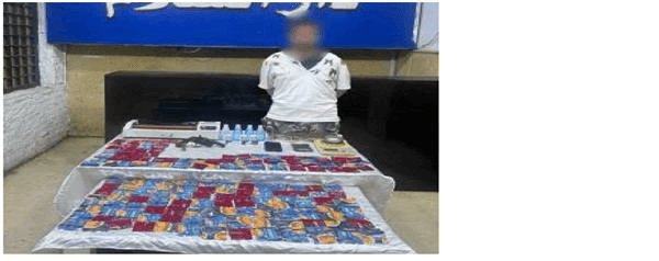 اصطياد مسجل خطر تخصص فى جلب وترويج السموم بدار السلام