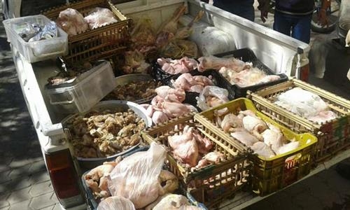 ضبط 4 آلاف و400 عبوة عصير وجبنة و660 كيلو أسماك مجهولة المصدر بالشرقية