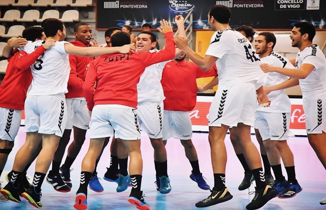 منتخب مصر في المجموعة الأولى ببطولة كأس العرب لكرة اليد بالكويت