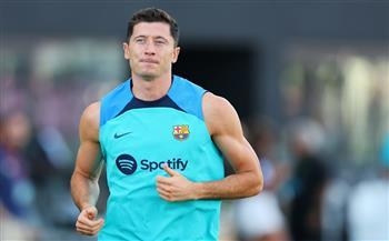 برشلونة يتنفس الصعداء بشأن ليفاندوفسكي قبل مواجهة أوساسونا