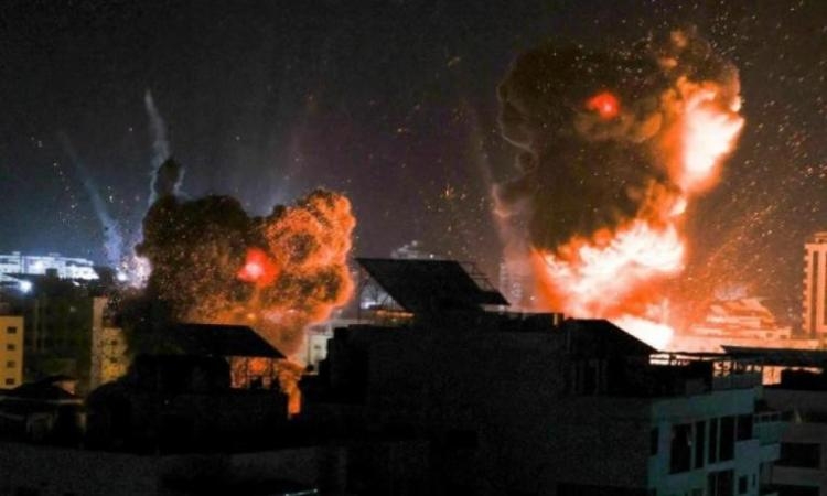 زوارق الاحتلال تطلق النار قرب مركز المساعدات الأمريكية غربي رفح جنوبي قطاع غزة