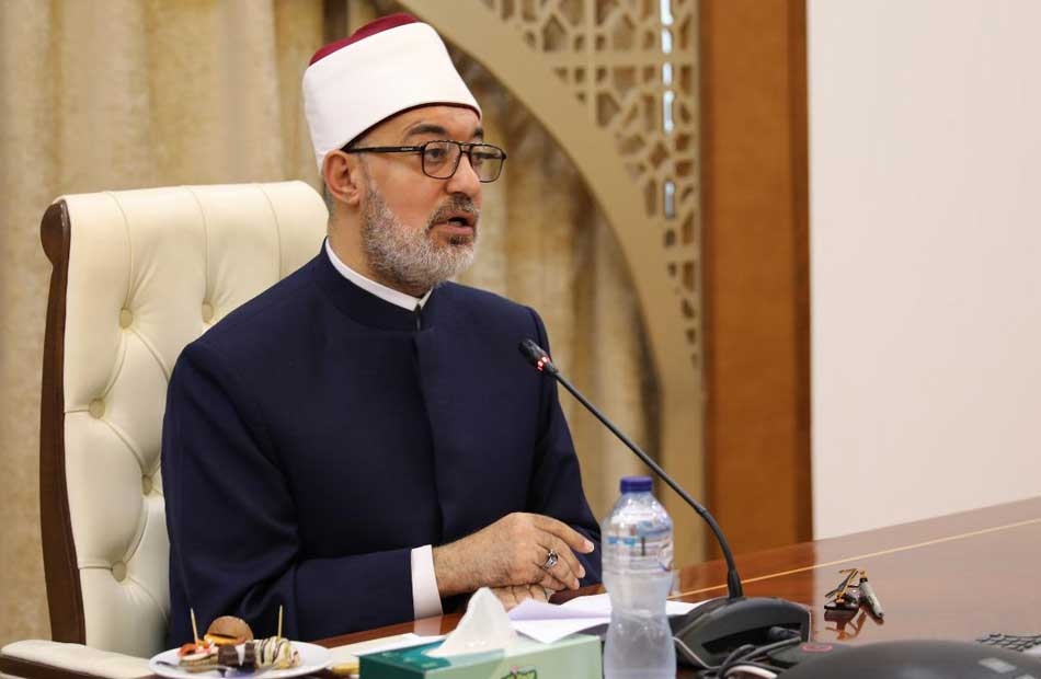 المفتي يدين التفجير الإرهابي الذي استهدف كنيسة "مار إلياس" بدمشق