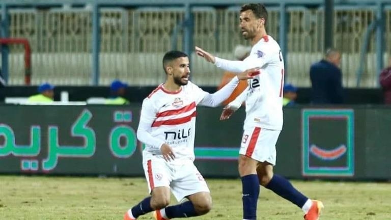ناصر ماهر يُسجل الهدف الأول للزمالك في شباك سيراميكا