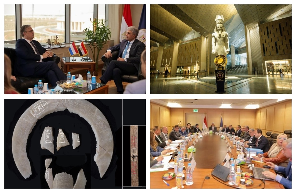 لقاء وزير السياحة بوفد كنسي إسباني واكتشاف مقبرة الملك تحتمس الثاني..السياحة والآثار في أسبوع