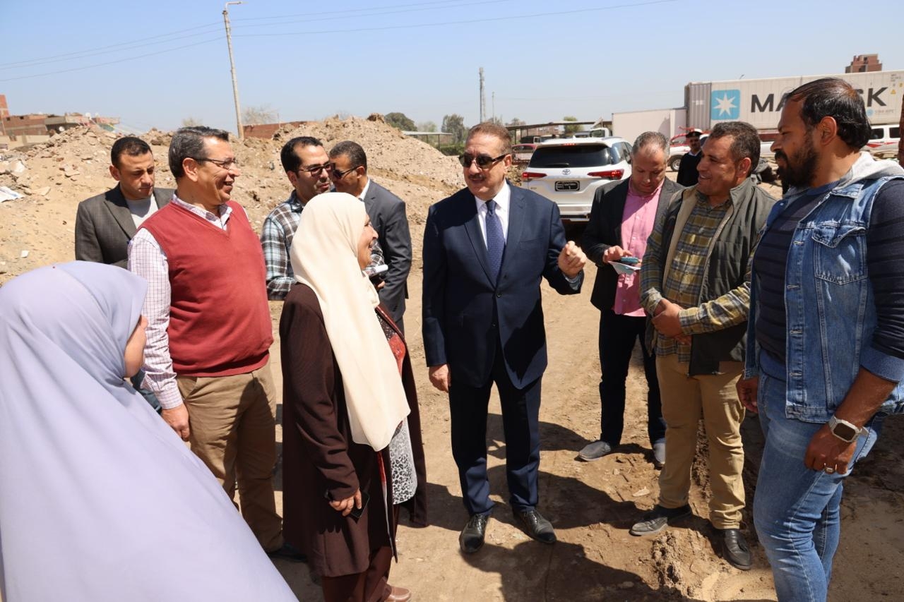 محافظ المنوفية يتابع أعمال محور «المصيلحة/ الراهب/ ميت خاقان»