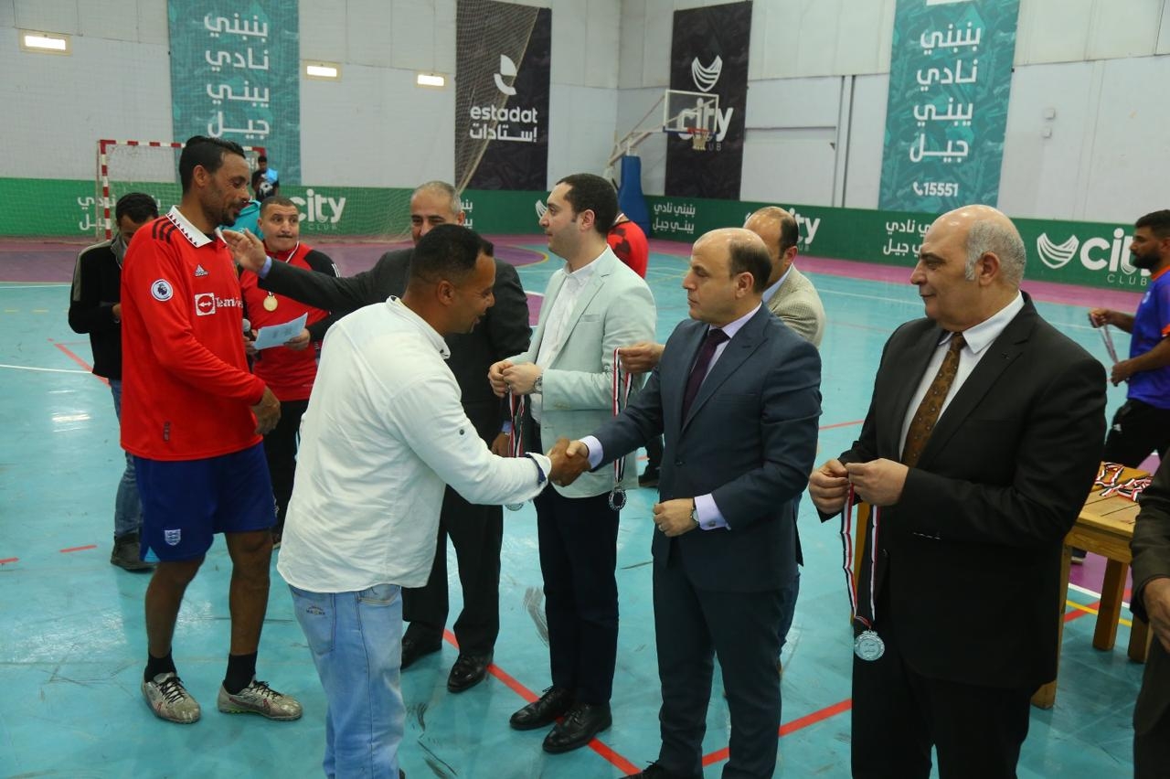 محافظ كفرالشيخ يشهد المباراة النهائية لبطولة الدورة الرمضانية للمحليات