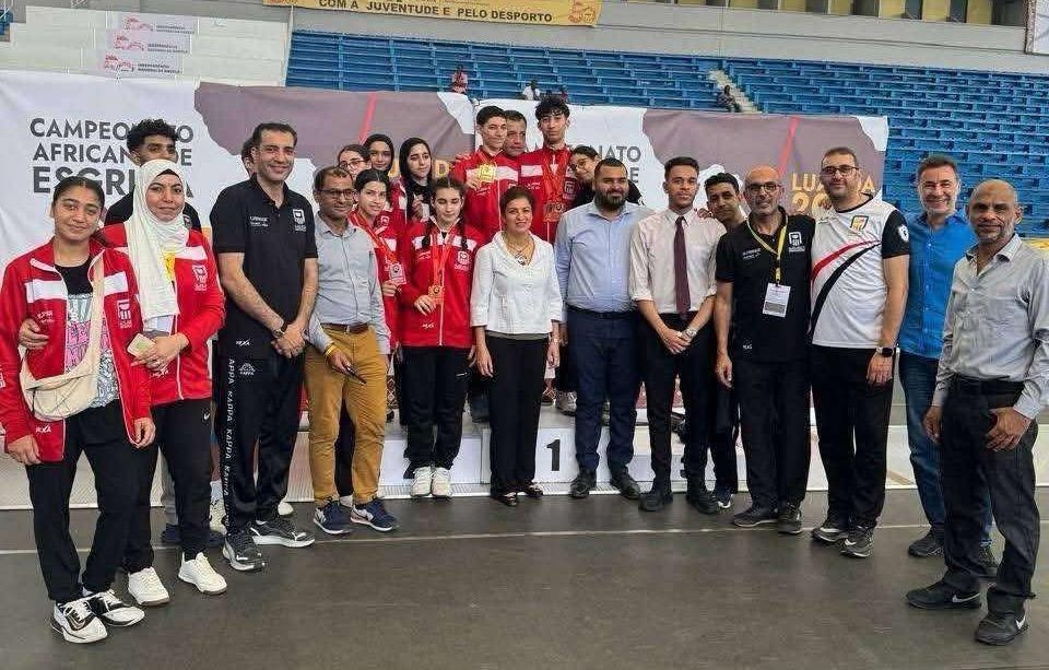 مصر تحصد 5 ميداليات ذهبية في اليوم الأخير من بطولة إفريقيا للسلاح للناشئين والشباب
