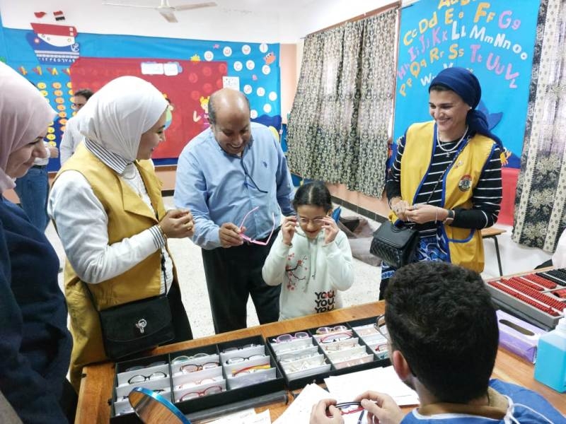 فحص 6449 حالة إيجابية ضمن مبادرة "عيون أطفالنا.. مستقبلنا" بالشرقية