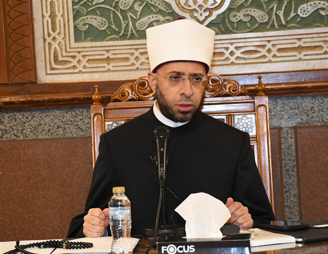 وزير الأوقاف يدين التفجير الإرهابي الذي استهدف كنيسة "مار إلياس" بدمشق