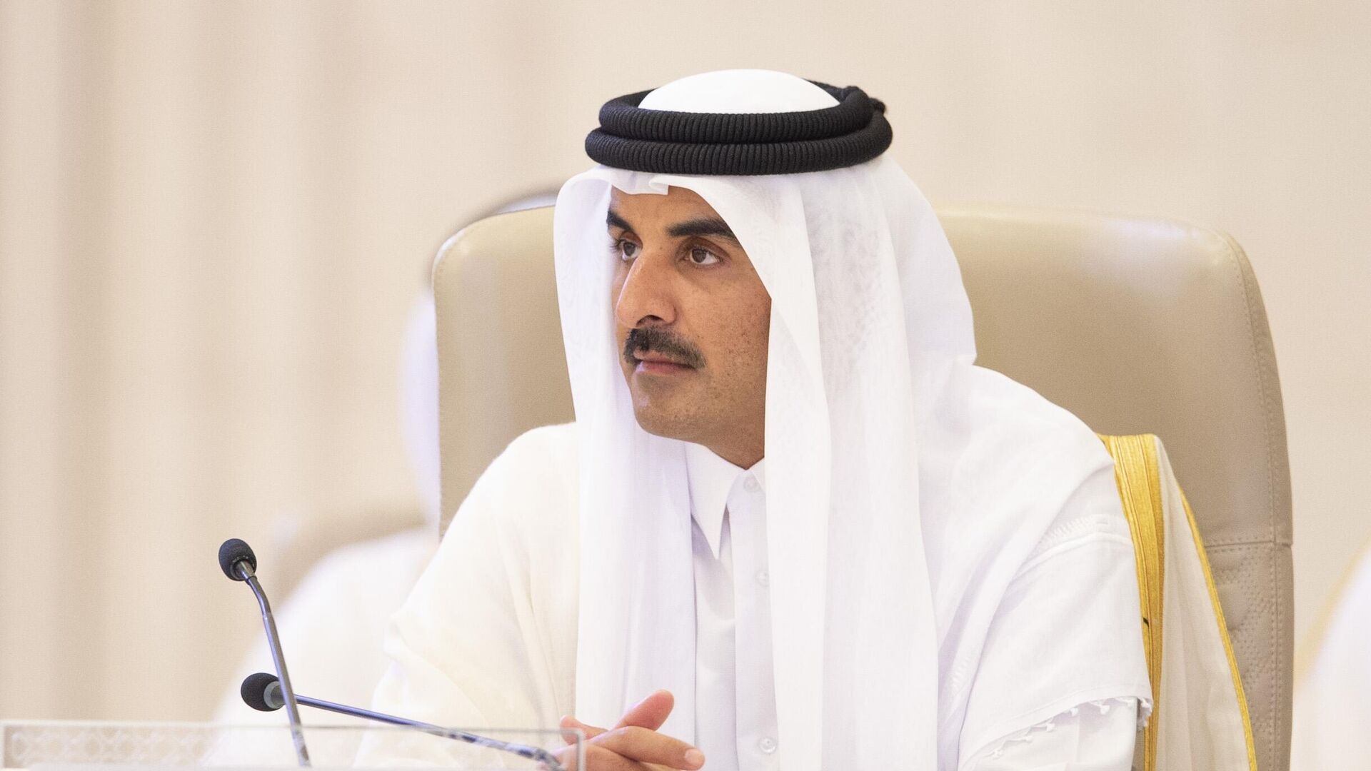 أمير قطر: نقدر مستوى العلاقات مع روسيا ونبحث تنفيذ عدد من المشروعات المشتركة قريبا